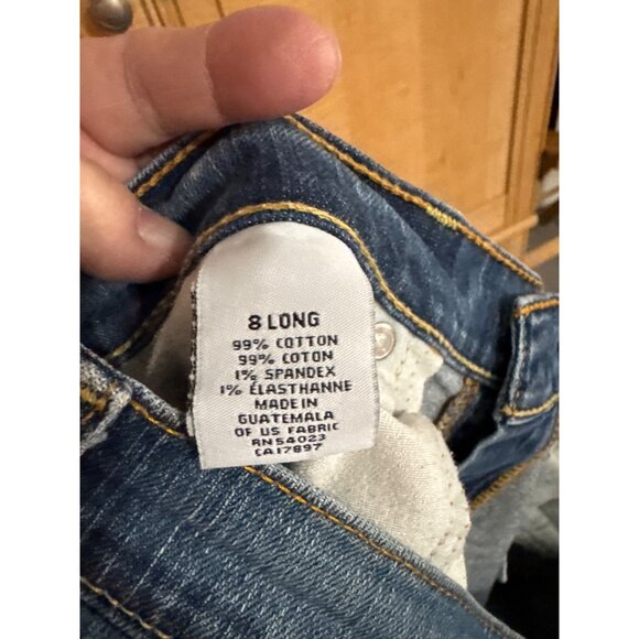 Old Navy Womens Low Waist Boot-Cut Jeans Size 8 Long 31 inseam - Picture 5 of 5